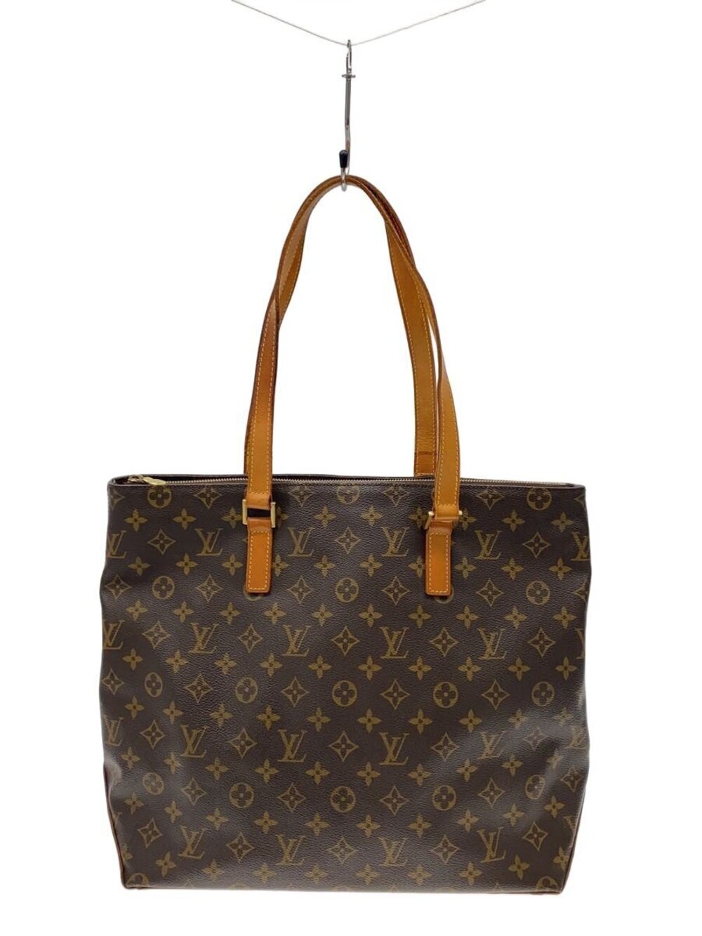Louis Vuitton Cabas MezzoMonogram Canvas Tote Bag Brown
